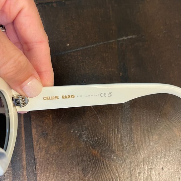 Celine Triomphe oval-frame acetate sunglasses - Picture 2 of 6